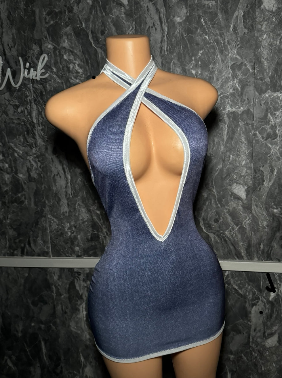 Barely Denim: Mini dress