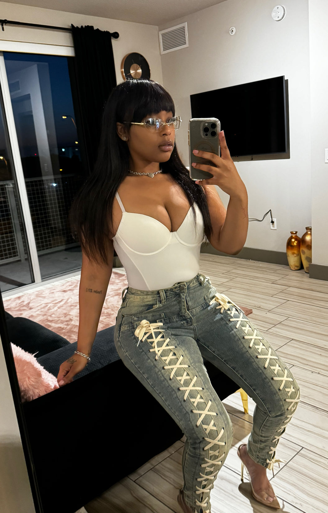 “Lace me up” Denim